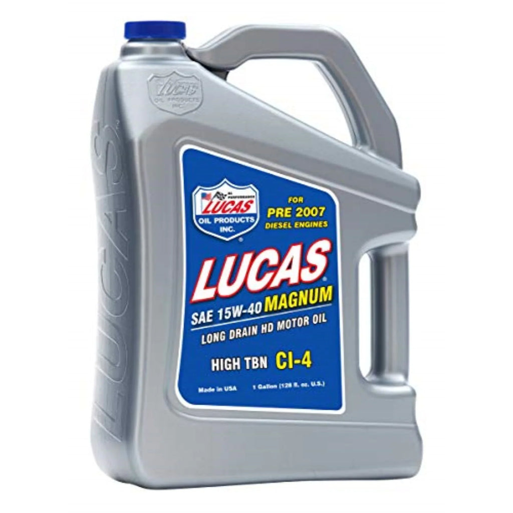 Lucas Oil 10076 128oz. 15-40 Heavy Duty High  Truck Motor Oil