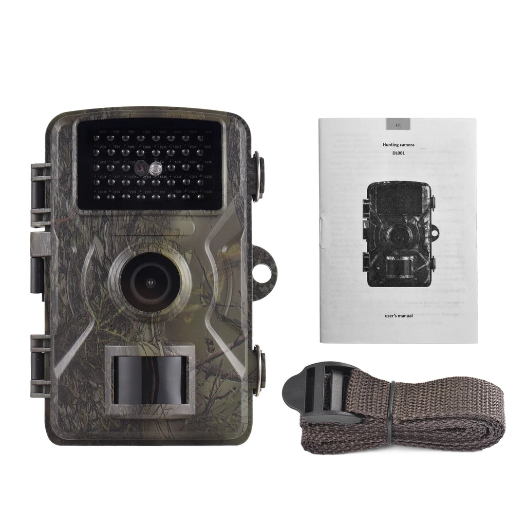 1080P Trail 16MP Wildlife Tracking with 2.0 Inch  Color Screen 0.8s Trigger Time Supports Infrared Night Vision Motion Activated  Waterproof