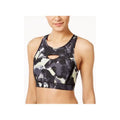 Calvin Klein Womens Performance Printed Racerback Mid Impact Sports Bra