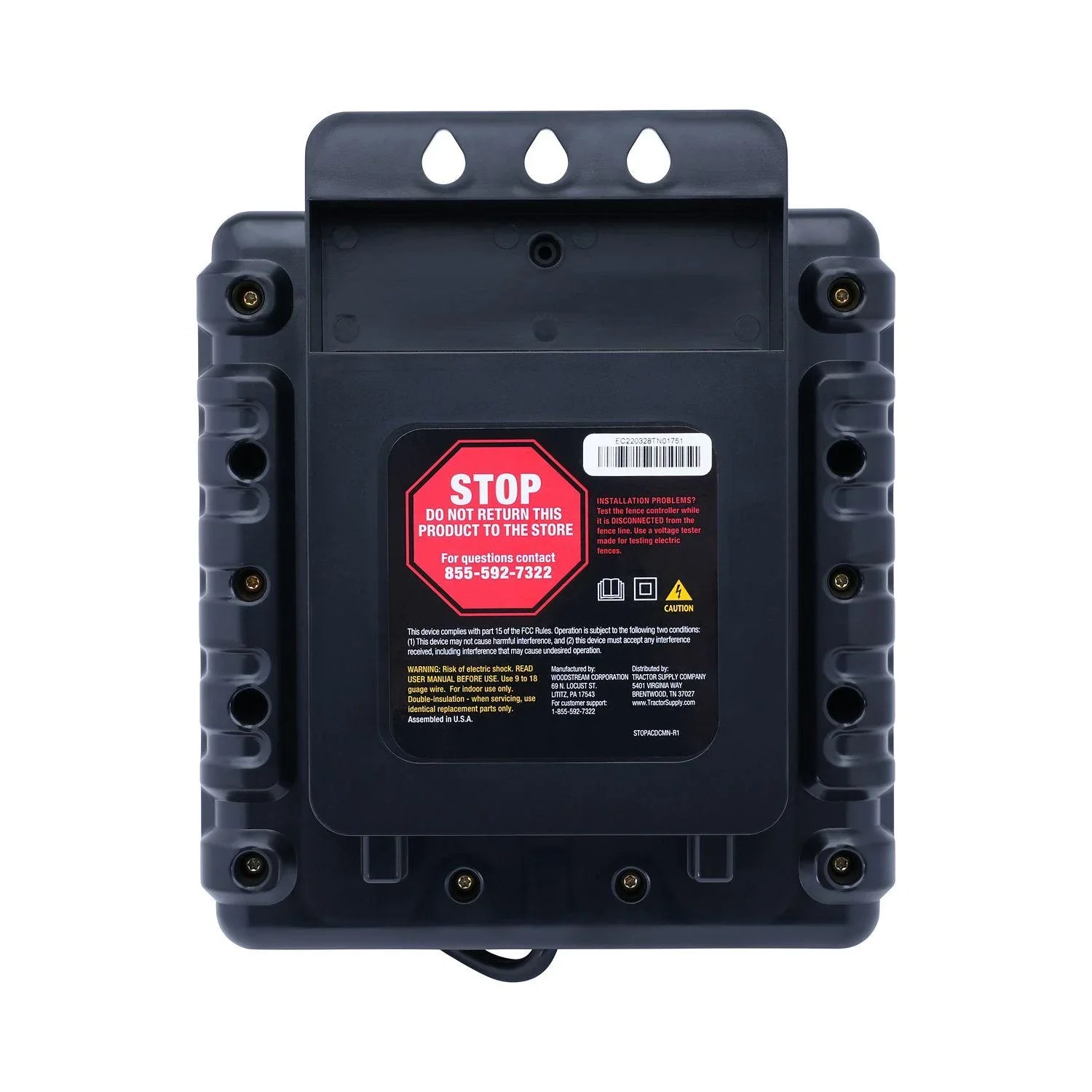 American FarmWorks 0.7 Joule 15-Mile -Powered Low Impedance Electric Fence Charger