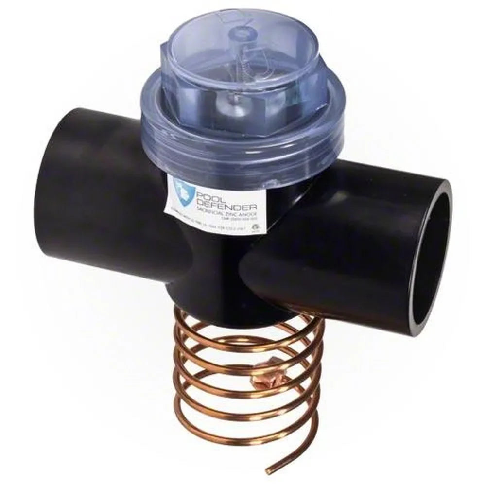 2" Zinc Anode Pool Defender Compact 2.5" Spigot / Copper Wire Replacement