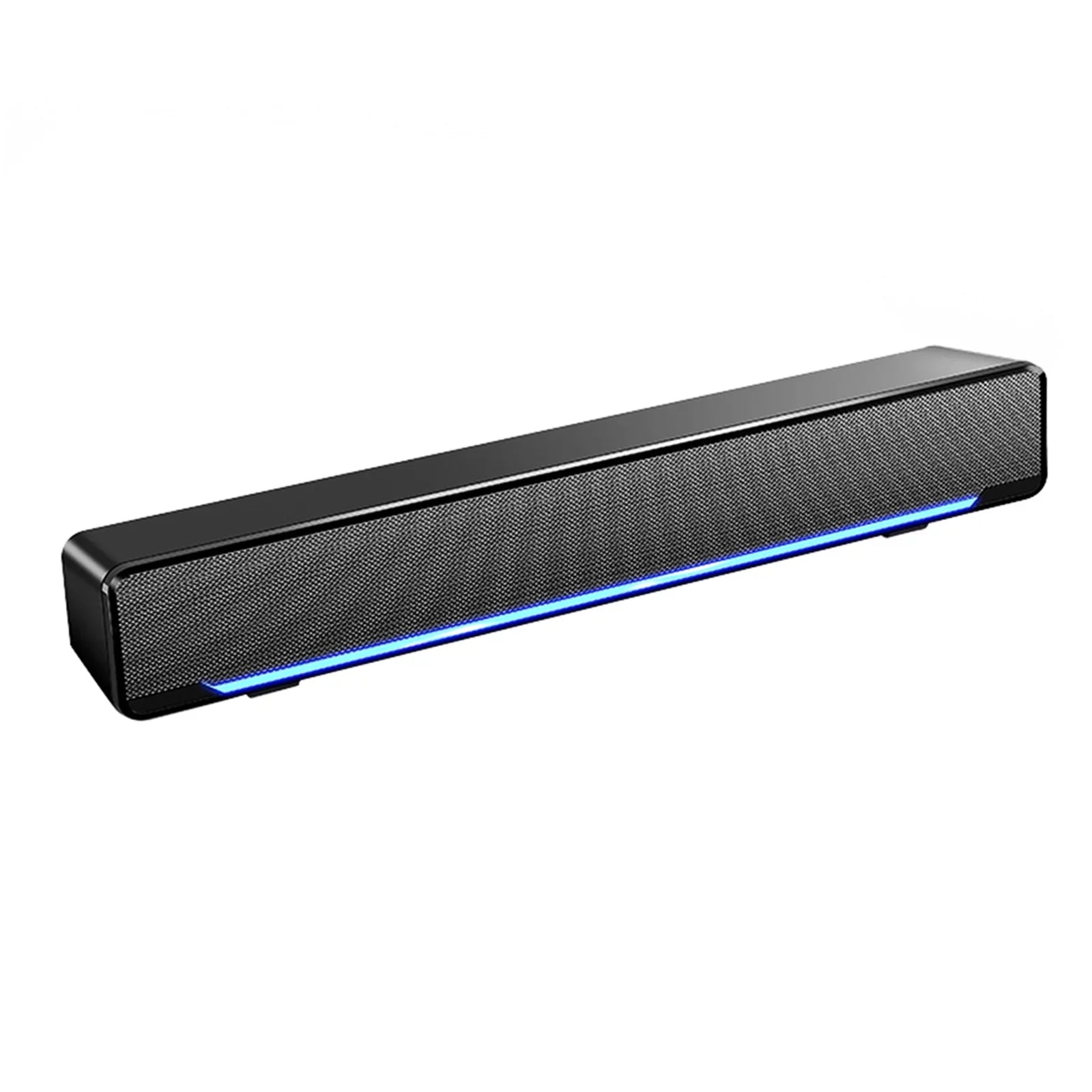 Andoer -196  Wired Computer Speaker Bar Stereo Subwoofer Powerful  Player Bass Surround Sound Box 3.5mm Audio Input for  Laptop Smartphone Tablet