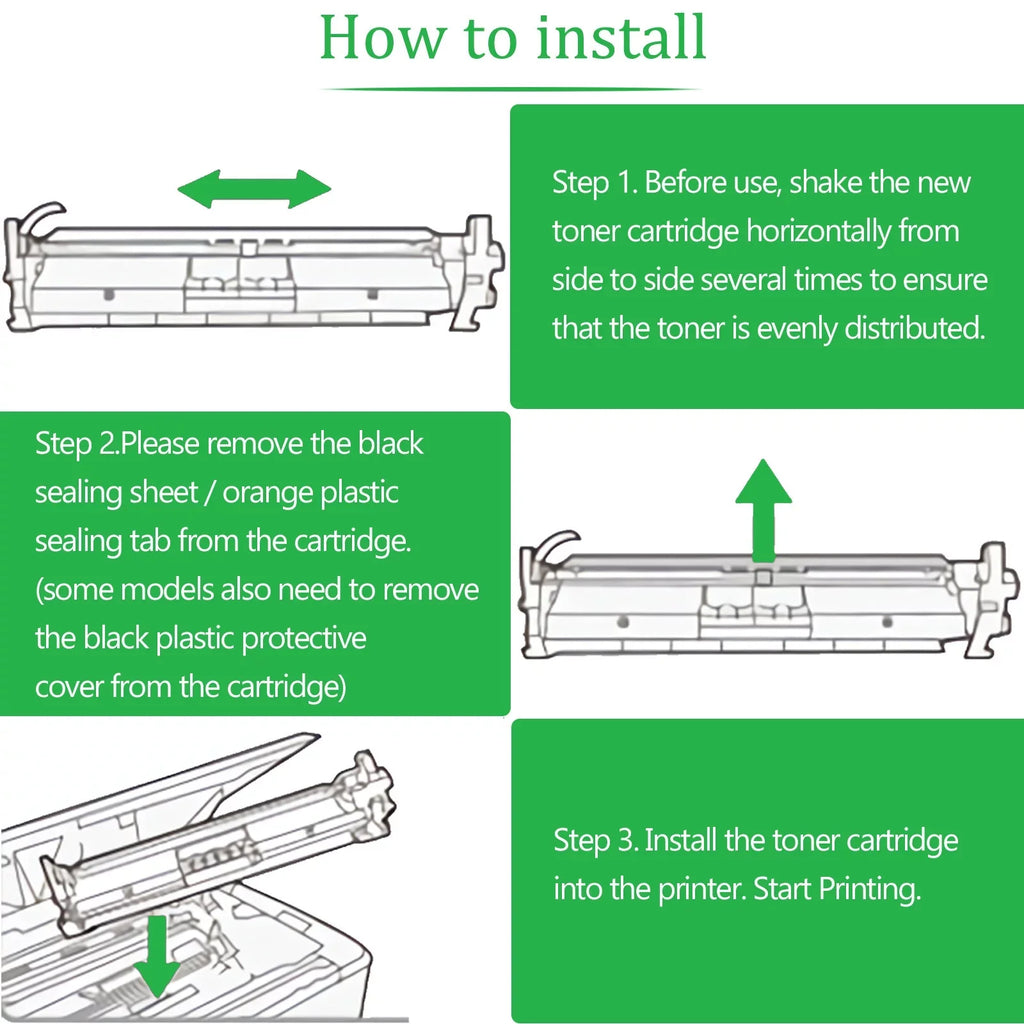 4 Pack Compatible Samsung -  Black Toner Cartridge Replacement for - - - Xpress    Laser Printer