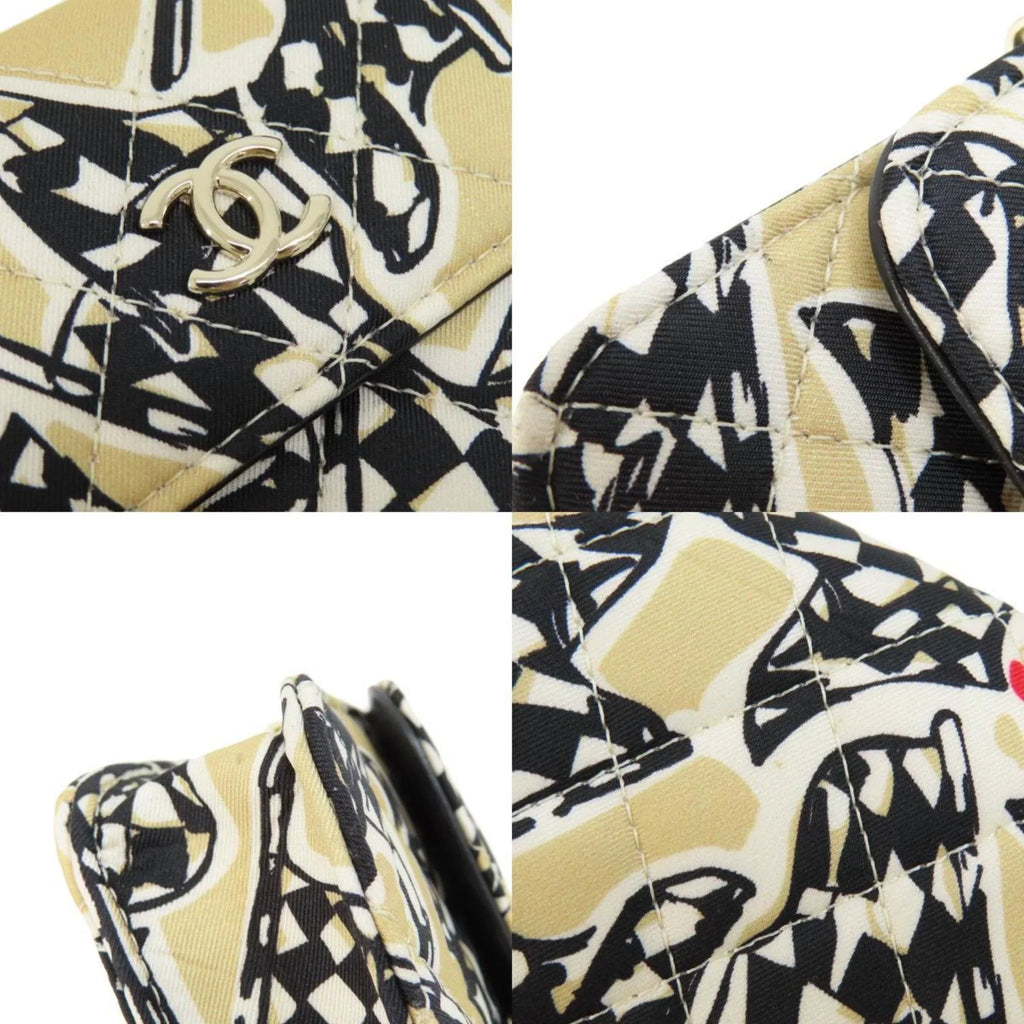 Pre-Owned Chanel Chain Shoulder Coco Mark Bag Cotton Women's  (Good)