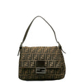 Pre-Owned   Mamma Bucket Bag Brown Canvas Leather Women's (Good)
