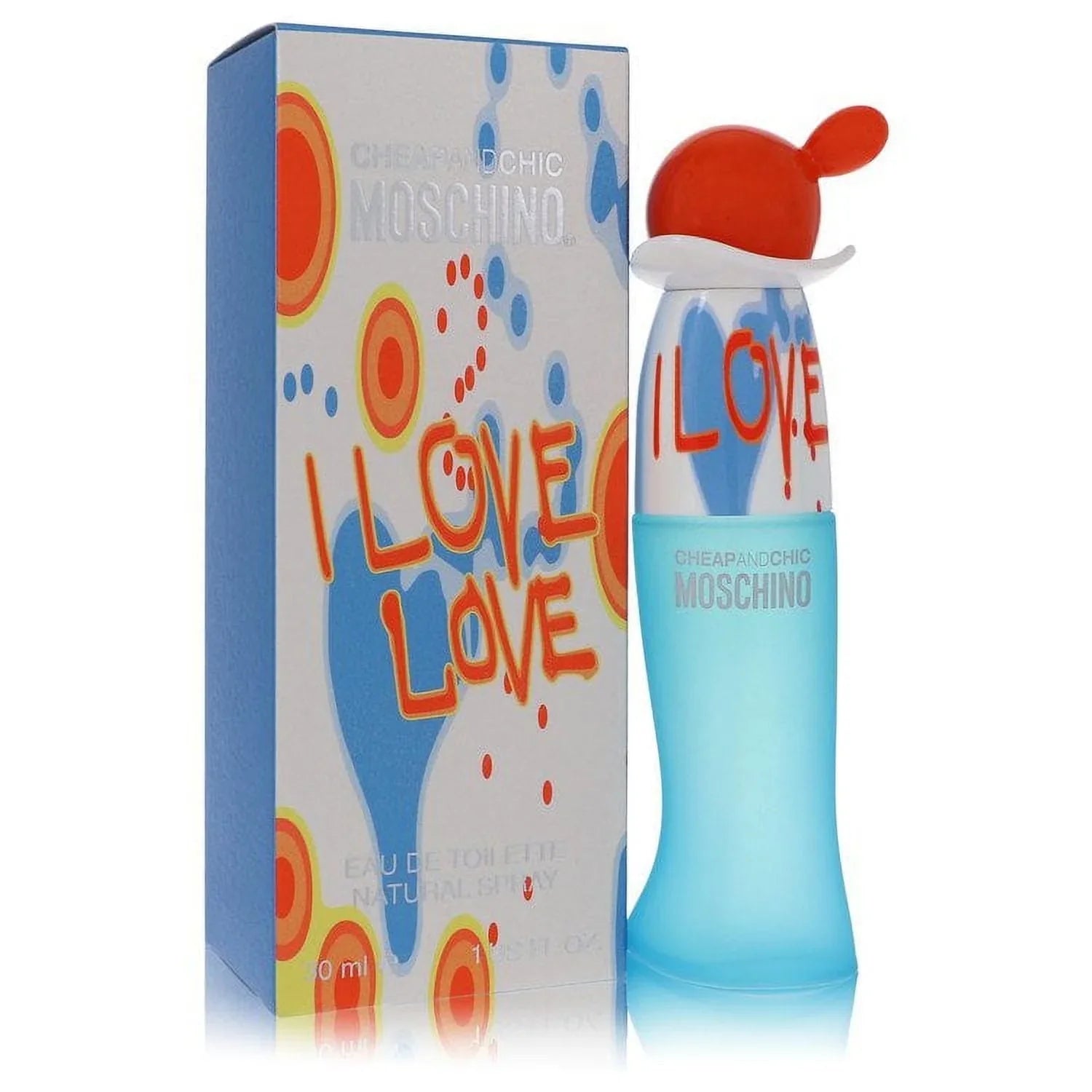 Love Love by Moschino Eau De Toilette Spray 1 oz for Women Pack of 4