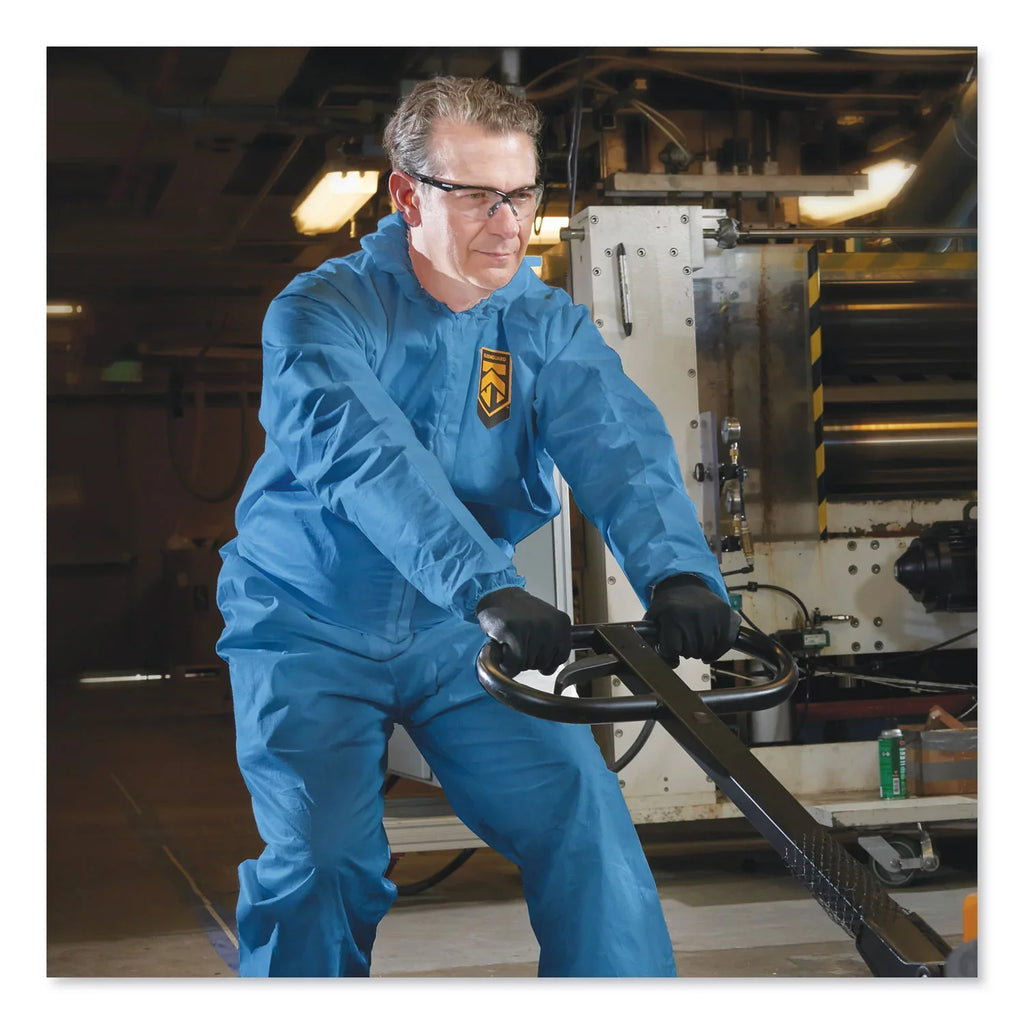 Kleenguard™  Breathable Particle Protection Coveralls, -large, Blue, 24/carton  Kcc58514