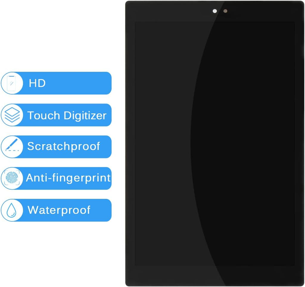 Screen Replacement for Amazon Kindle Fire  10 7th Gen  2017 Version 10.1  Display Touch Screen Digitizer Assembly with Tools