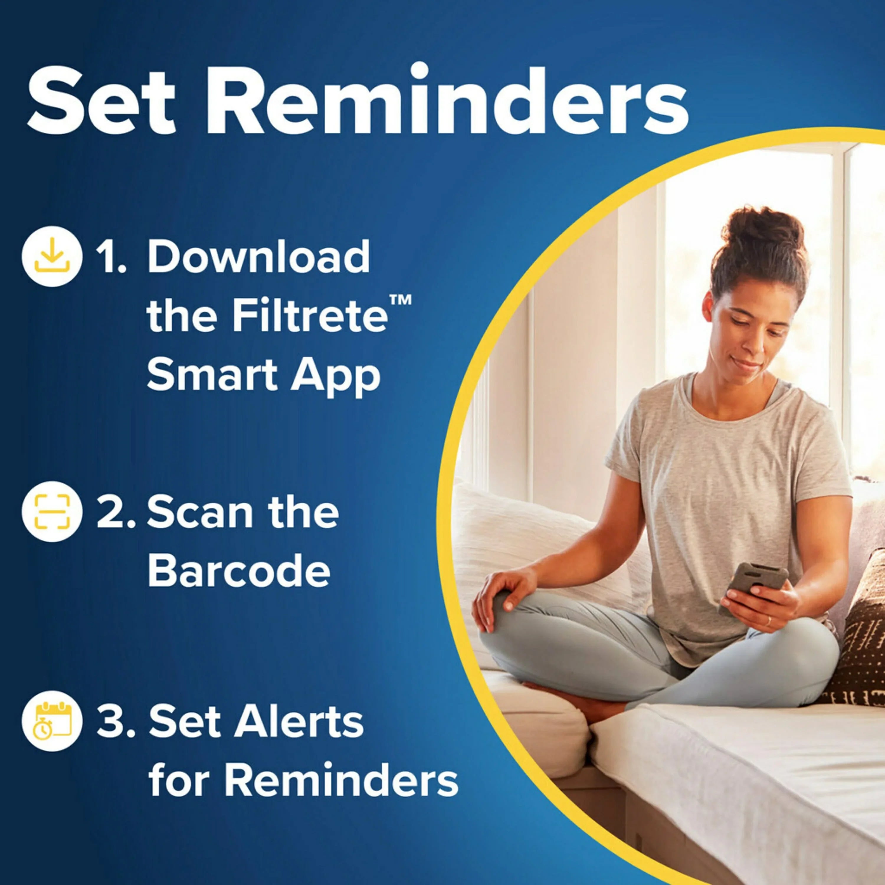 Filtrete 24x30x1 Air Filter,  1500  12, Advanced Allergen Reduction, 4 Filters
