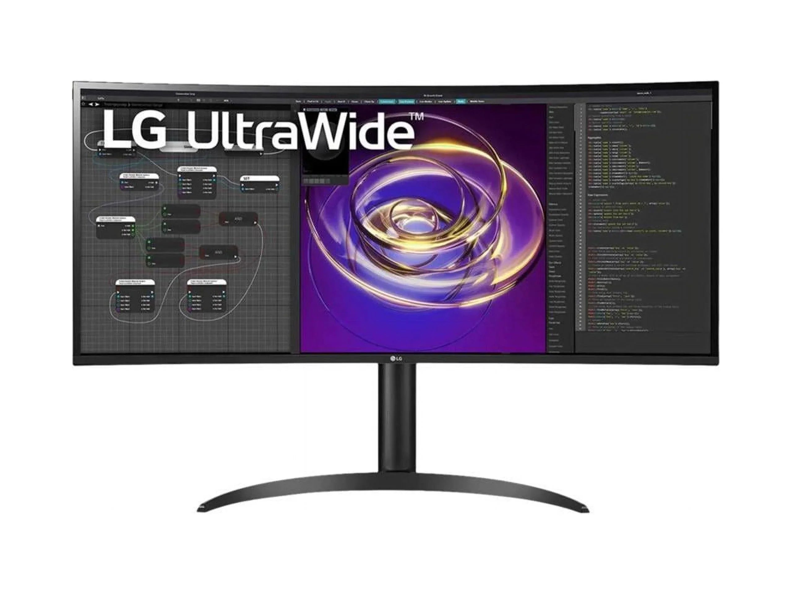 Ultrawide 34BP85CN- 34" - Curved Screen Edge  Gaming  Monitor - 21:9 - Glossy Black, Black Hairline, Textured Black - 34" Class - In-plane Switching () Technology - 3440 x