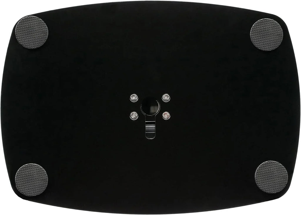 '- Premium Thin Profile Floor Stand with  Plate and Base (Black)