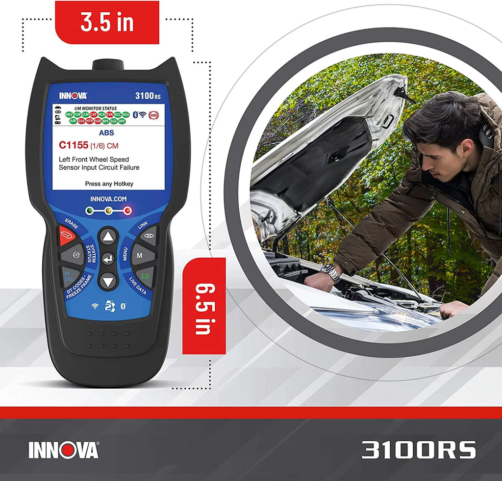 3100RS FixAssist Bluetooth Code Reader Vehicle Diagnostic Scanner