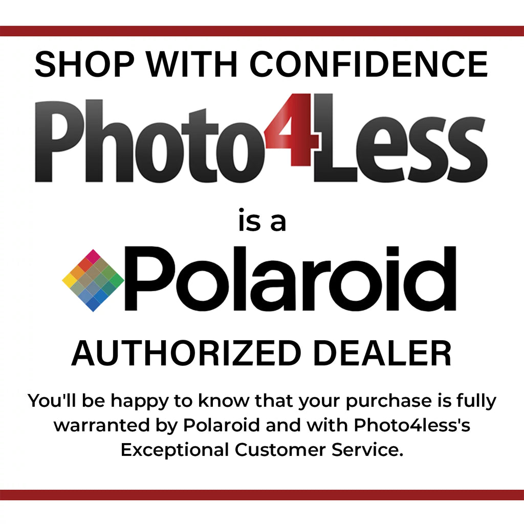 Polaroid Color Film for 600 (5 packs of film - total 40 photos) + Album + Cloth