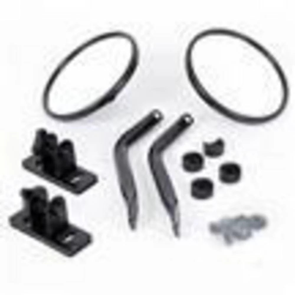 Rampage by RealTruck Side Mirrors (Black) - 7619 Compatible with Select: 2015-2018 Jeep Wrangler Unlimited, 2012-2014 Jeep Wrangler