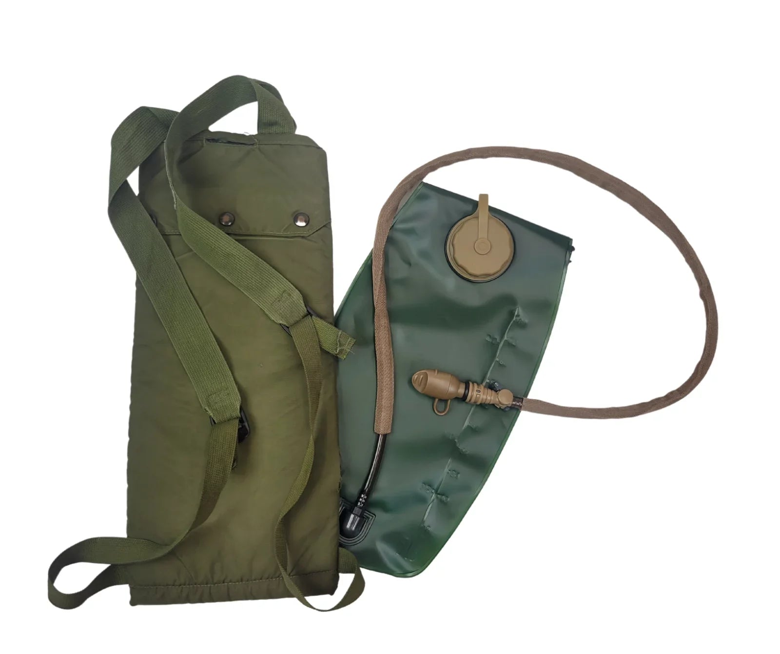 Military Outdoor Clothing Previously Issued 3 Liter  Hydration System Carrier with never issued import bladder
