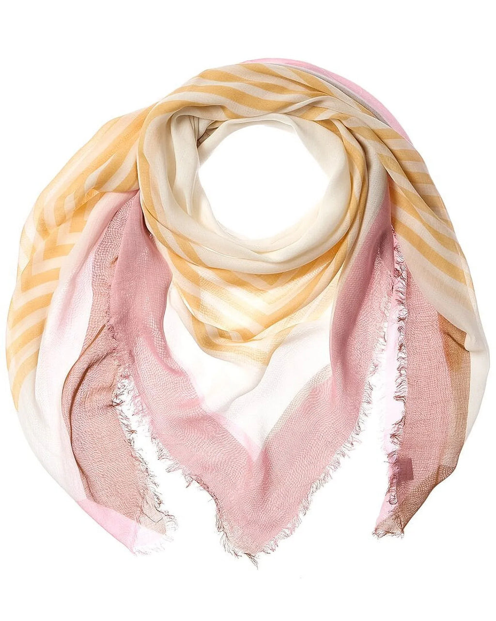 .McLaughlin Giselle Silk-Blend Scarf, os, White