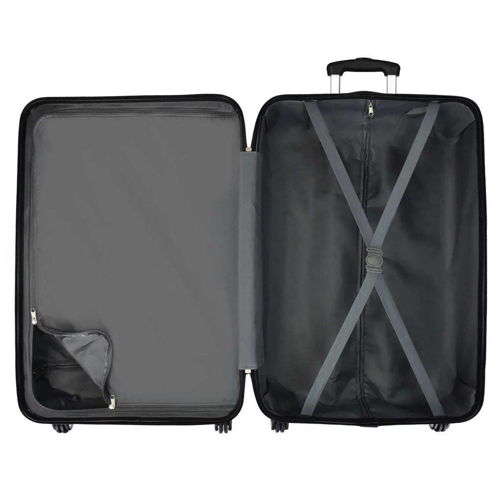 Elite Luggage Omni 3-Piece Hardside Spinner Luggage Set, Grey