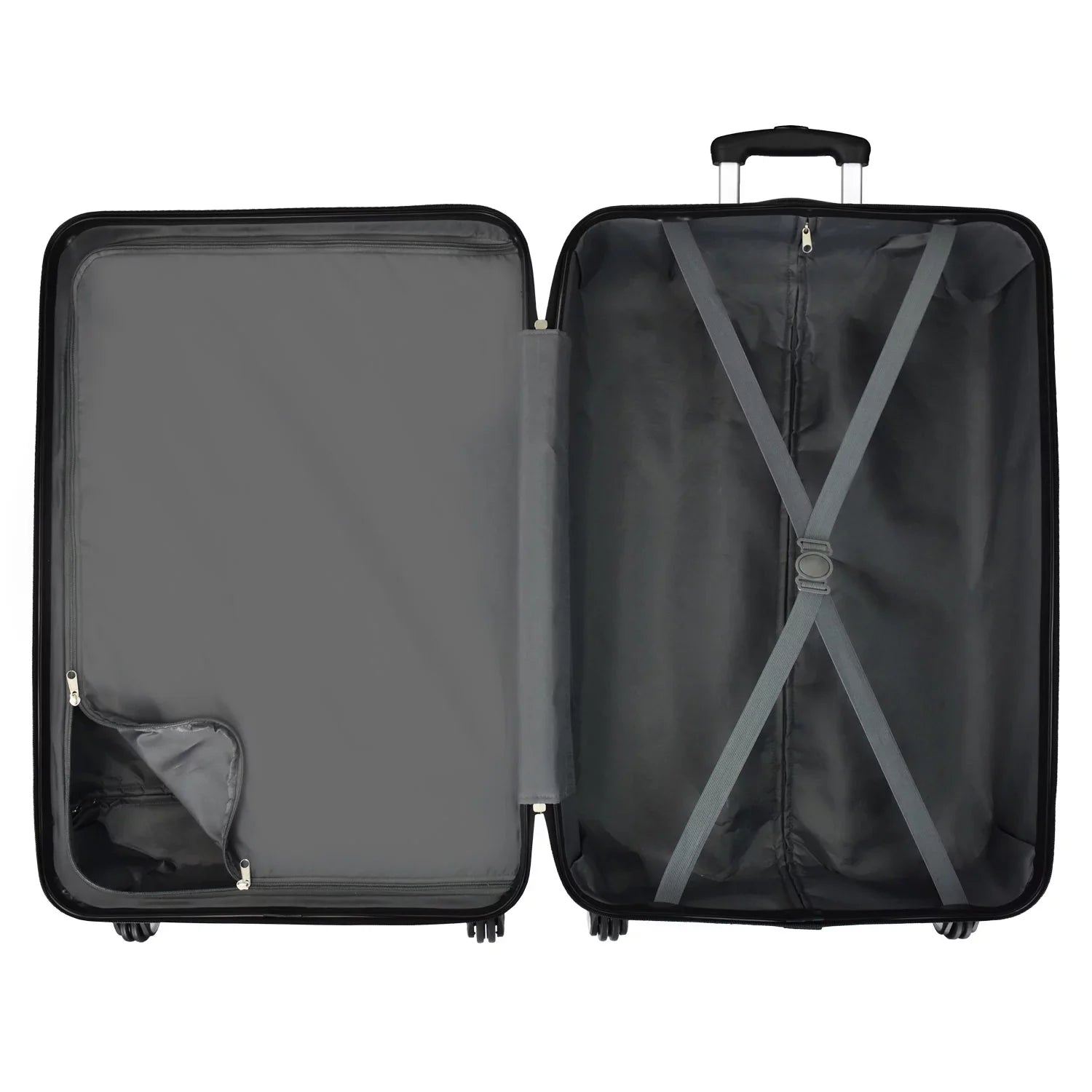 Elite Luggage Omni 3-Piece Hardside Spinner Luggage Set, Grey