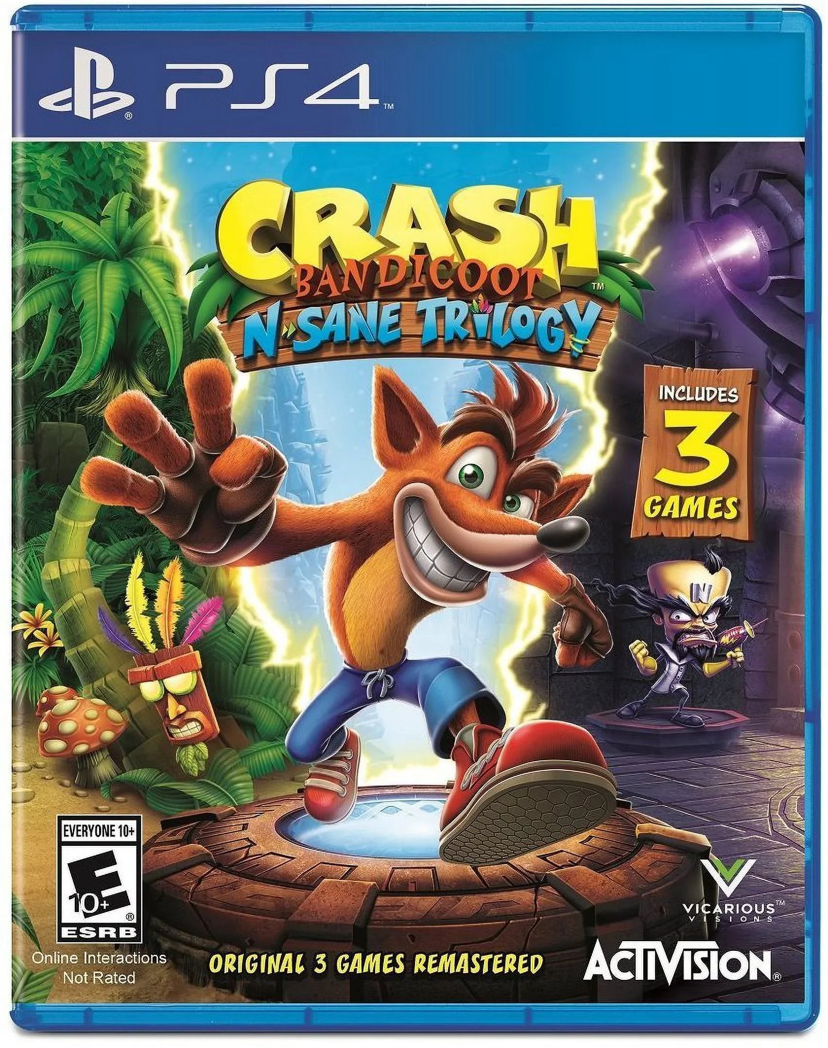 Crash Bandicoot . Sane Trilogy - PlayStation 4