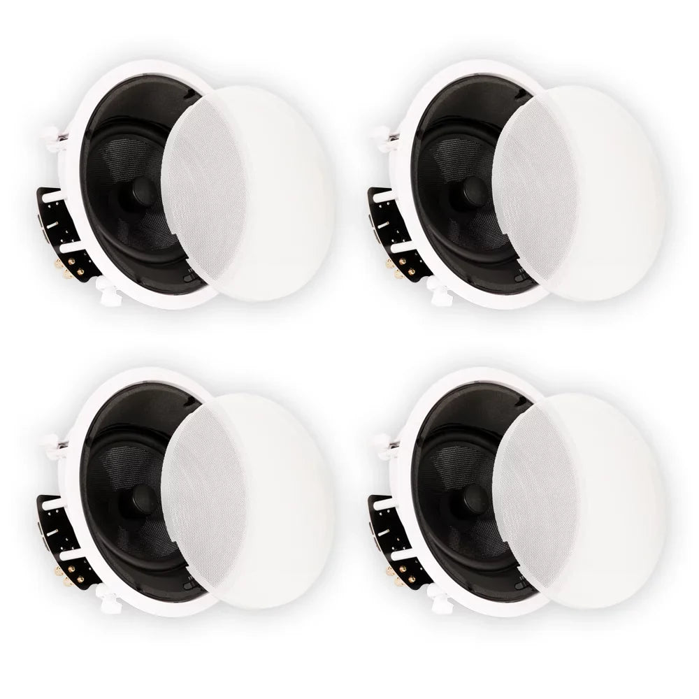 Theater Solutions  Home Theater Deluxe In Ceiling 8" Angled 4 Speaker Set 4TSS8A