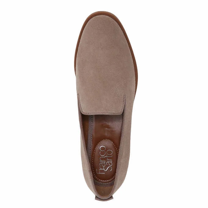Franco Sarto Ladies' Size 6 Loafer Suede Upper, Tan, New in Box