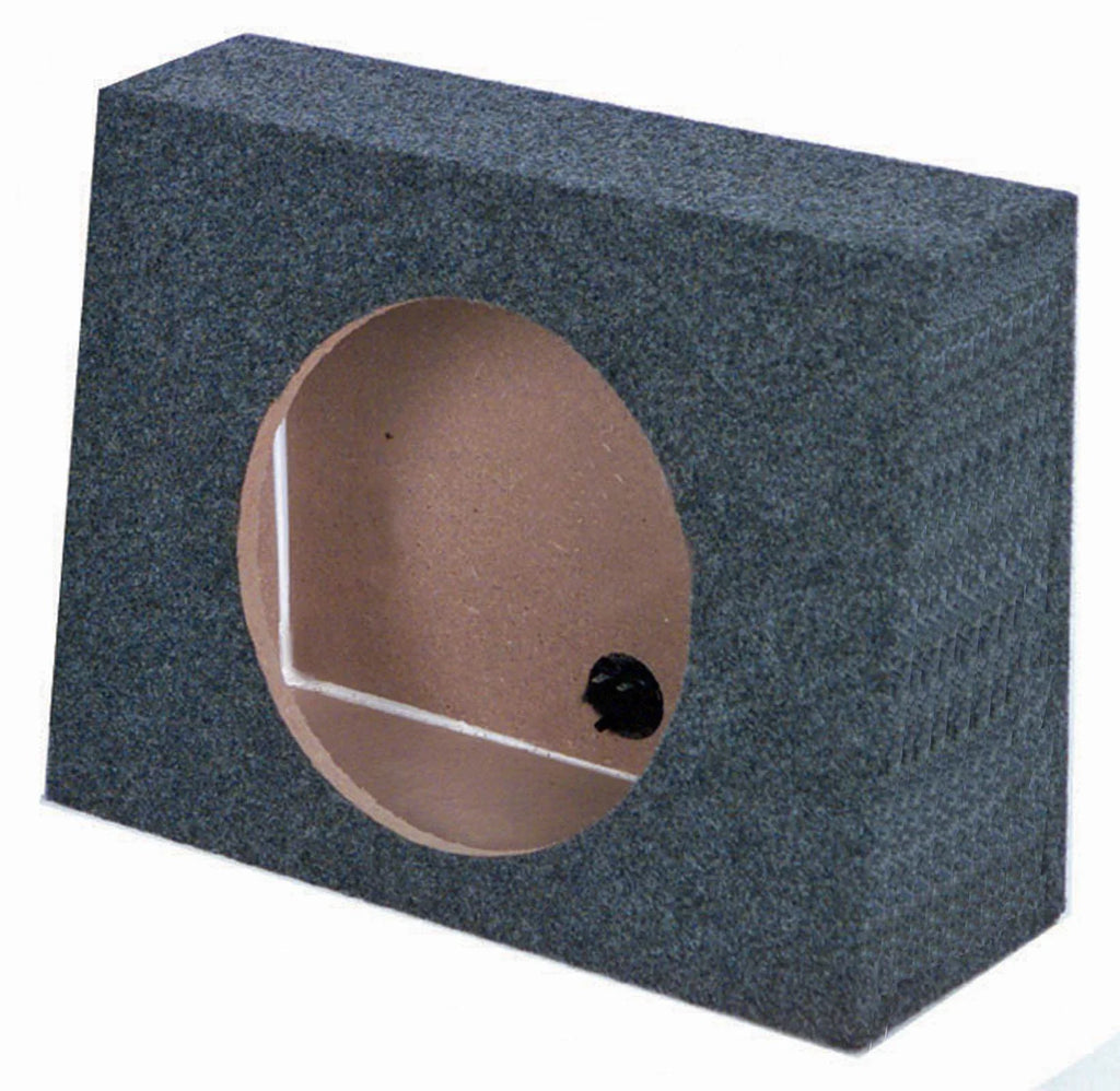 QPower  Single 10" Sealed Car Audio Subwoofer Sub Box Enclosures (2 Pack)