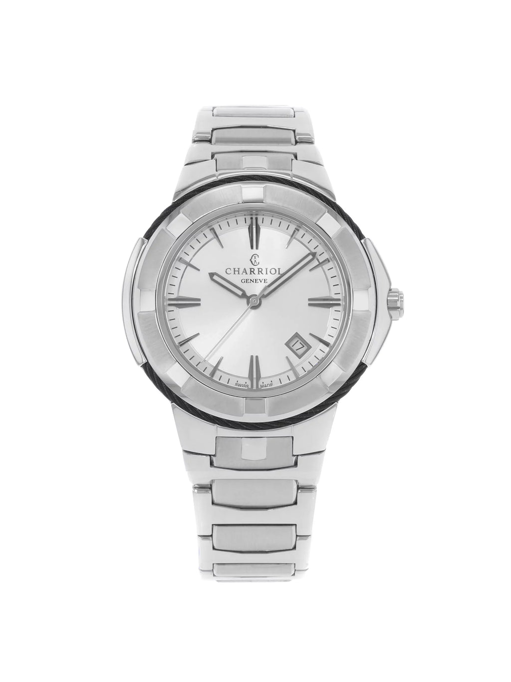Charriol Celtic Stainless Steel Silver Dial Quartz Mens Watch .930.103