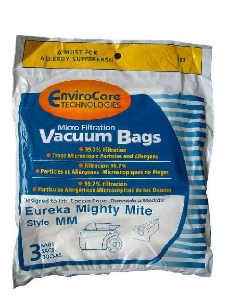 75 Eureka Allergy Mighty Mite Vacuum Style  Bags, Canister Limited, Sanitaire