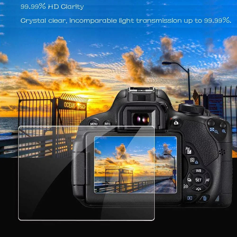 Alpha a7C Tempered Glass  Screen Protectors Compatible for Sony Alpha a7C rx10 iv Protection Film Cover (3 Packs),