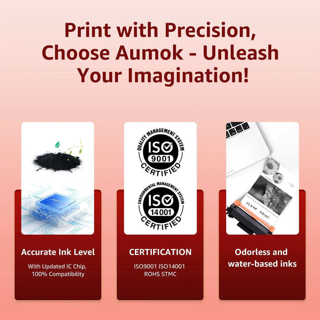 [4x Toner + 1x Drum]Compatible Toner&Drum Cartridge Replacement -850 -820 | Use with - - - - - - Printers, black