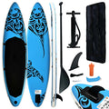 Inflatable Paddleboard Set 126"x29.9"x5.9" Blue