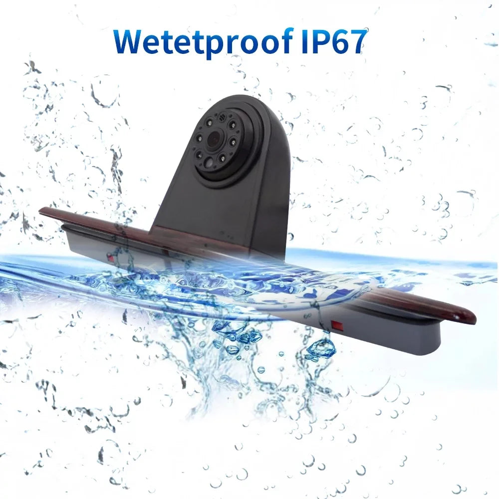 Anself 7in Brake Backup for Mercedes-Benz Sprinter/ Crafter Vans Parking (with Monitor)