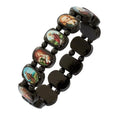 Mcvan  Men Wooden Saint Carded Bracelet