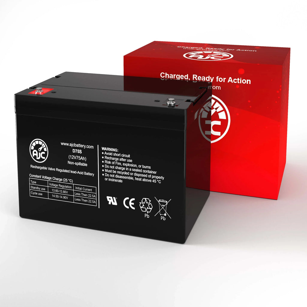 Shoprider Enduro + 889XLSBN 12V 75Ah Mobility Scooter Battery - This Is an  Brand Replacement