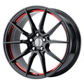 Creations 20X10 5X114.30 Pr193 Gloss Black Red Machined (40 mm) Wheel Rim
