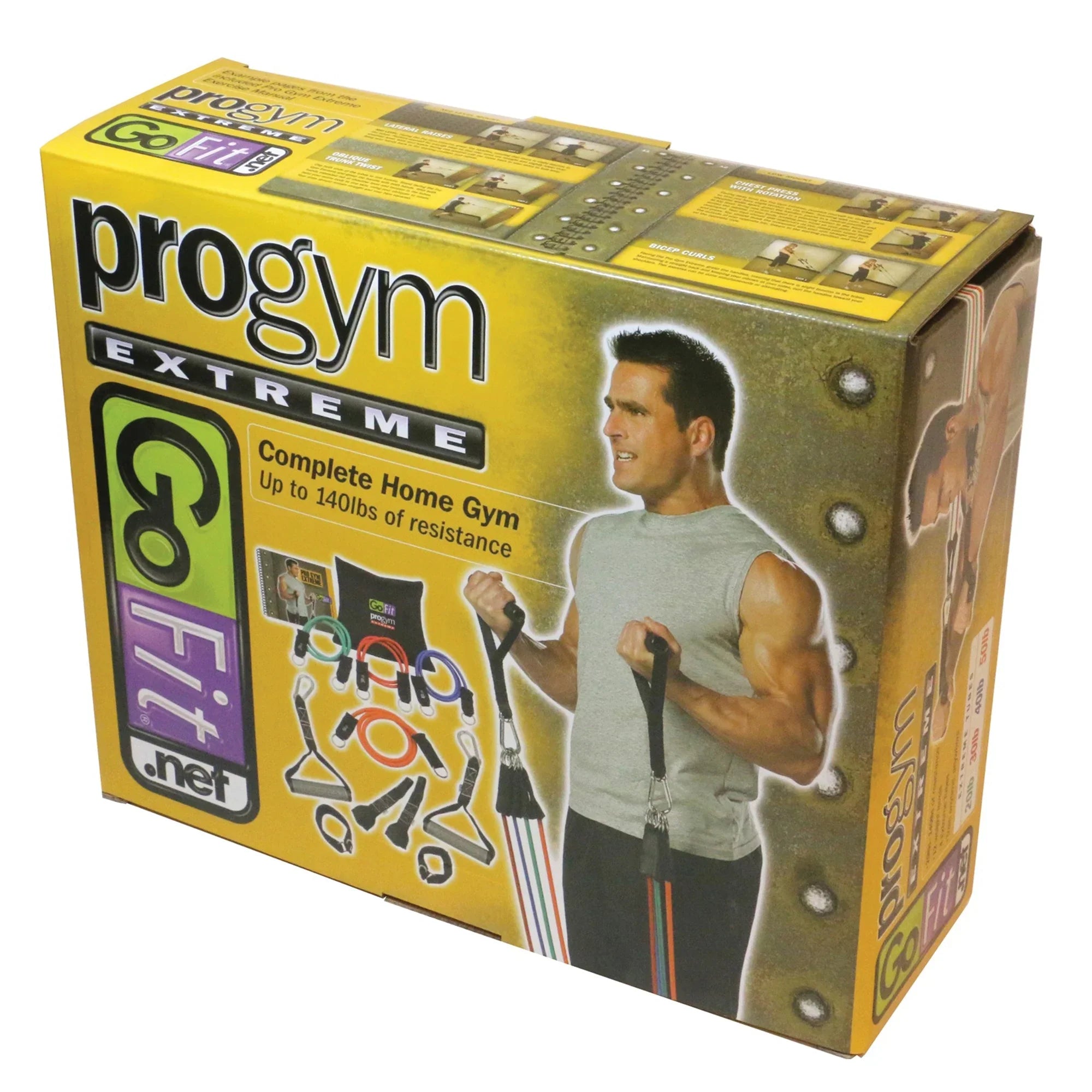 GoFit - ProGym Extreme & -75BALL Exercise Ball with Pump (75cm; Blue)