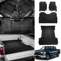 Fit 2015-2024 Ford  Lightning SuperCrew Cab Truck Bed Mat 6.5Ft Long Bed Liner -150 (Fit / Fold Flat Storage)