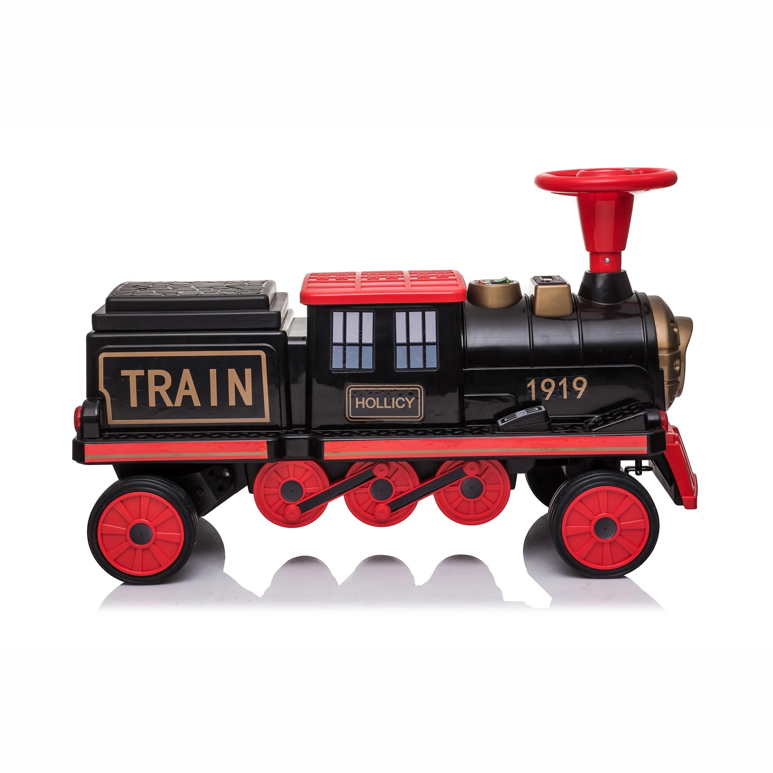 Blazin' Wheels 12 Volt Battery Operated Funny Train Rideon. Great Gift Item for a Boy or Girl