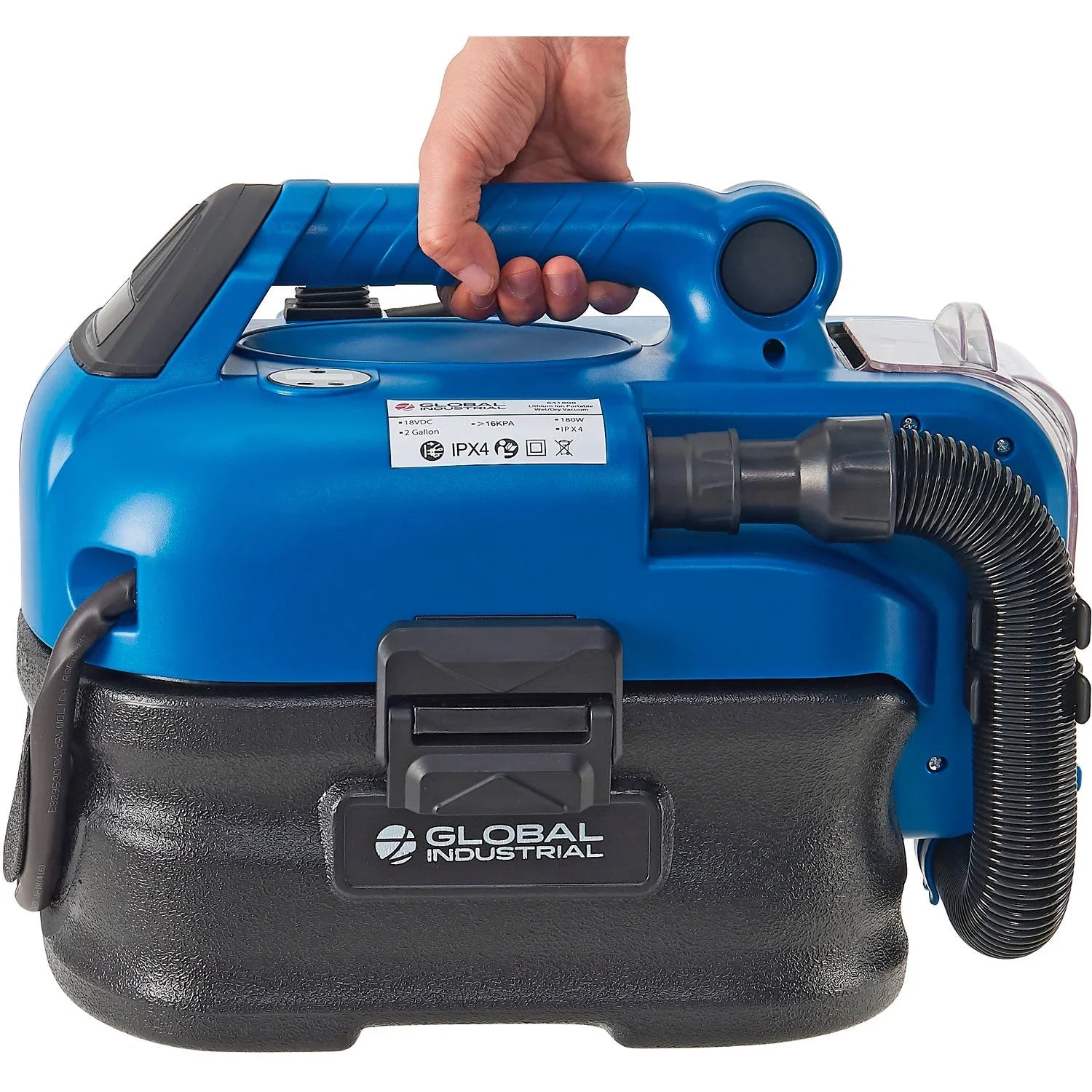 Battery Powered  Wet/Dry Vacuum with Air Inflate Adapter, 2 Gallon Capacity