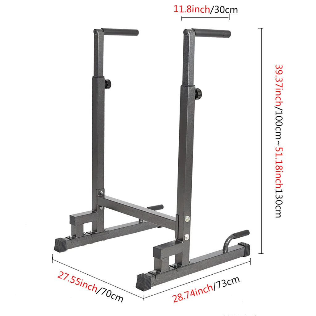 Adjustable Strength Training Exercise Power Rack Exercise Stand Bar for Home Gym