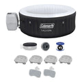 Coleman SaluSpa AirJet Hot Tub w/Bestway 4 SaluSpa Seat & 2 Headrest Pillow