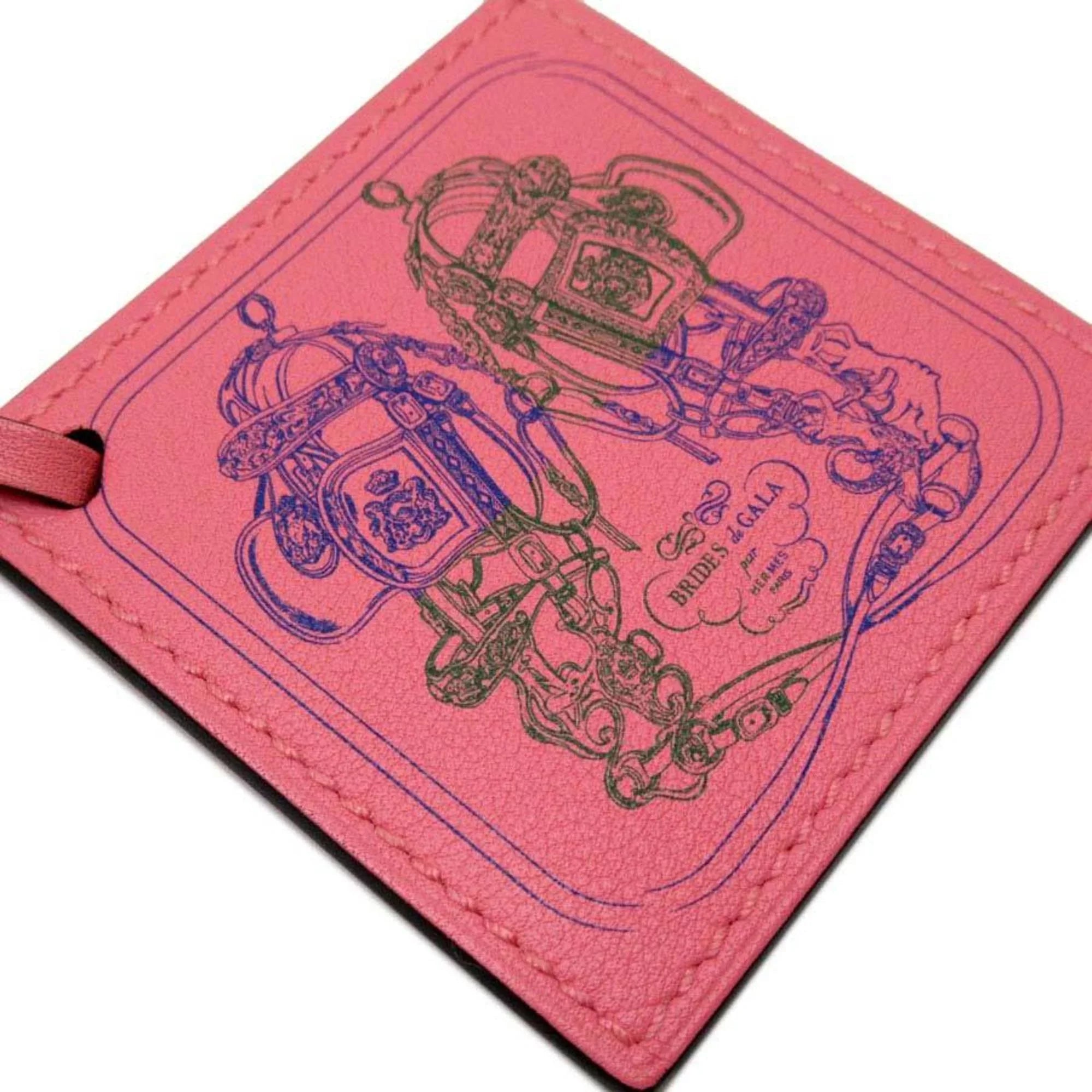 Pre-Owned Hermes  Charm Carenano Roseete Vaud Swift (Like New)
