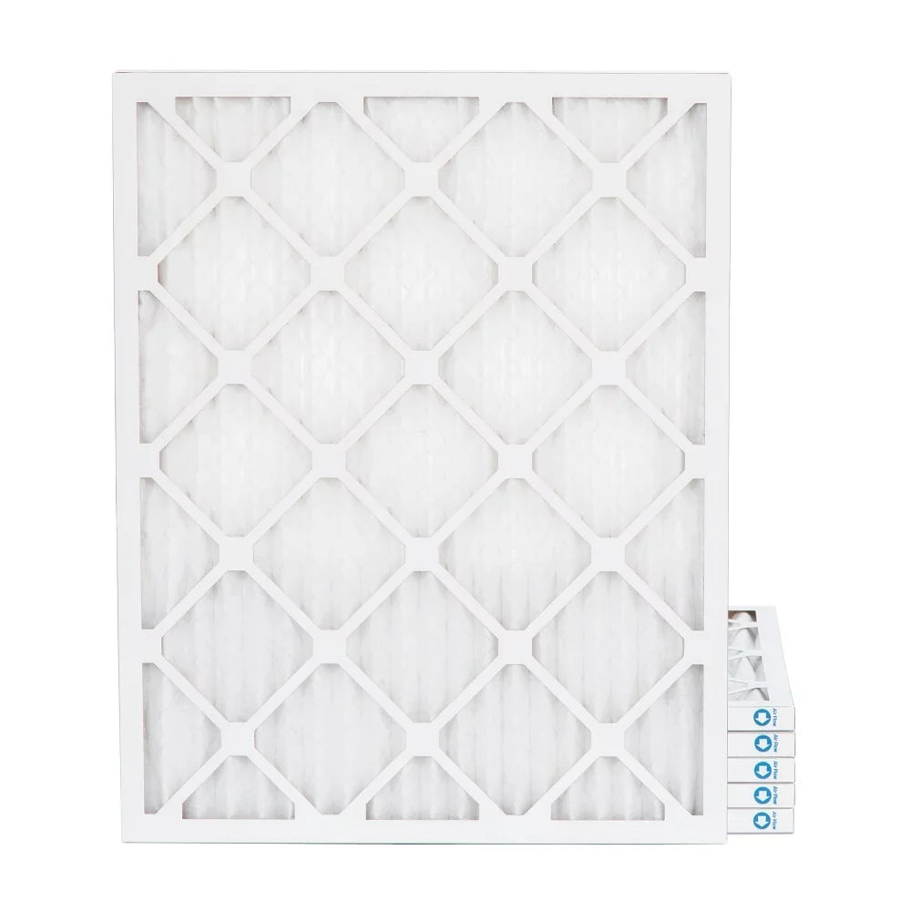 Pamlico Air 14x18x1  8 Pleated  Furnace Air Filters. Quantity 6. (Actual Size: 13.75 x 17.75 x 0.75 Inches)