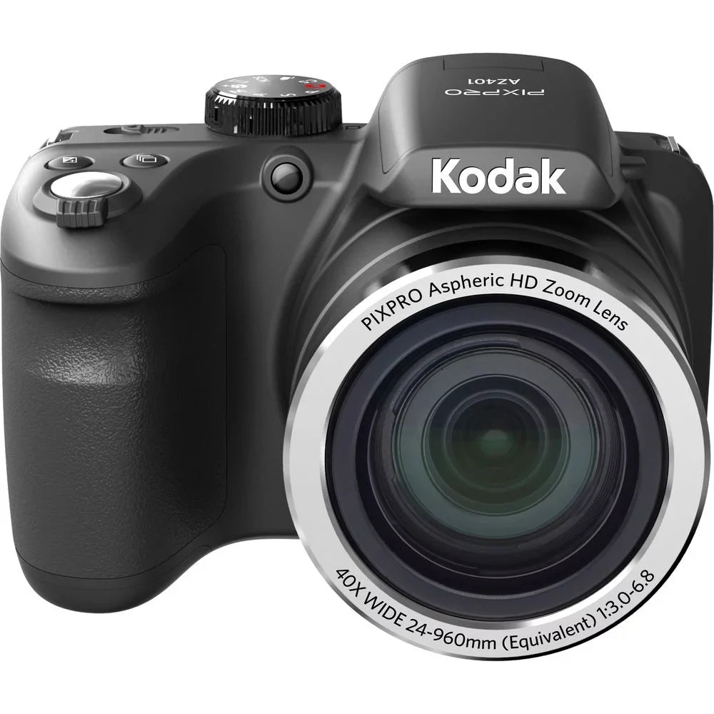 Kodak   Digital Camera (Black) + Extra Battery +  - 128GB Kit