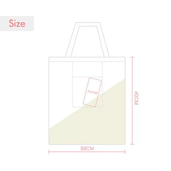Universe And Alien Orange Alien Tote Canvas Bag Shopping Satchel Casual Handbag