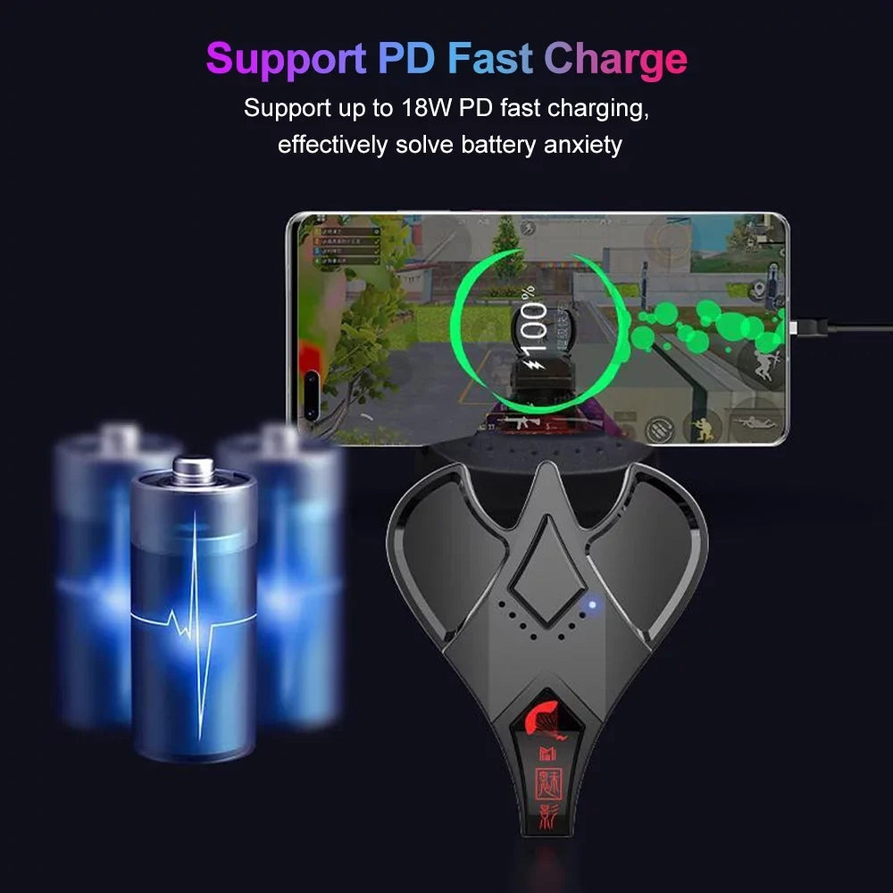 Lixada Game Keyboard Mouse Converter Dual-mode  Wired .1 Adapter Fast 18W  Charging for Mobile Gaming