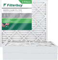 Filterbuy 12x12x4  8 Pleated   Furnace Air Filters (3-Pack)