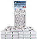Glasfloss 8x20x1 -  10 -Qty:12 - Furnace Air Filter - Made in  (Actual Size: 7.5 x 19.5x7/8 inch)