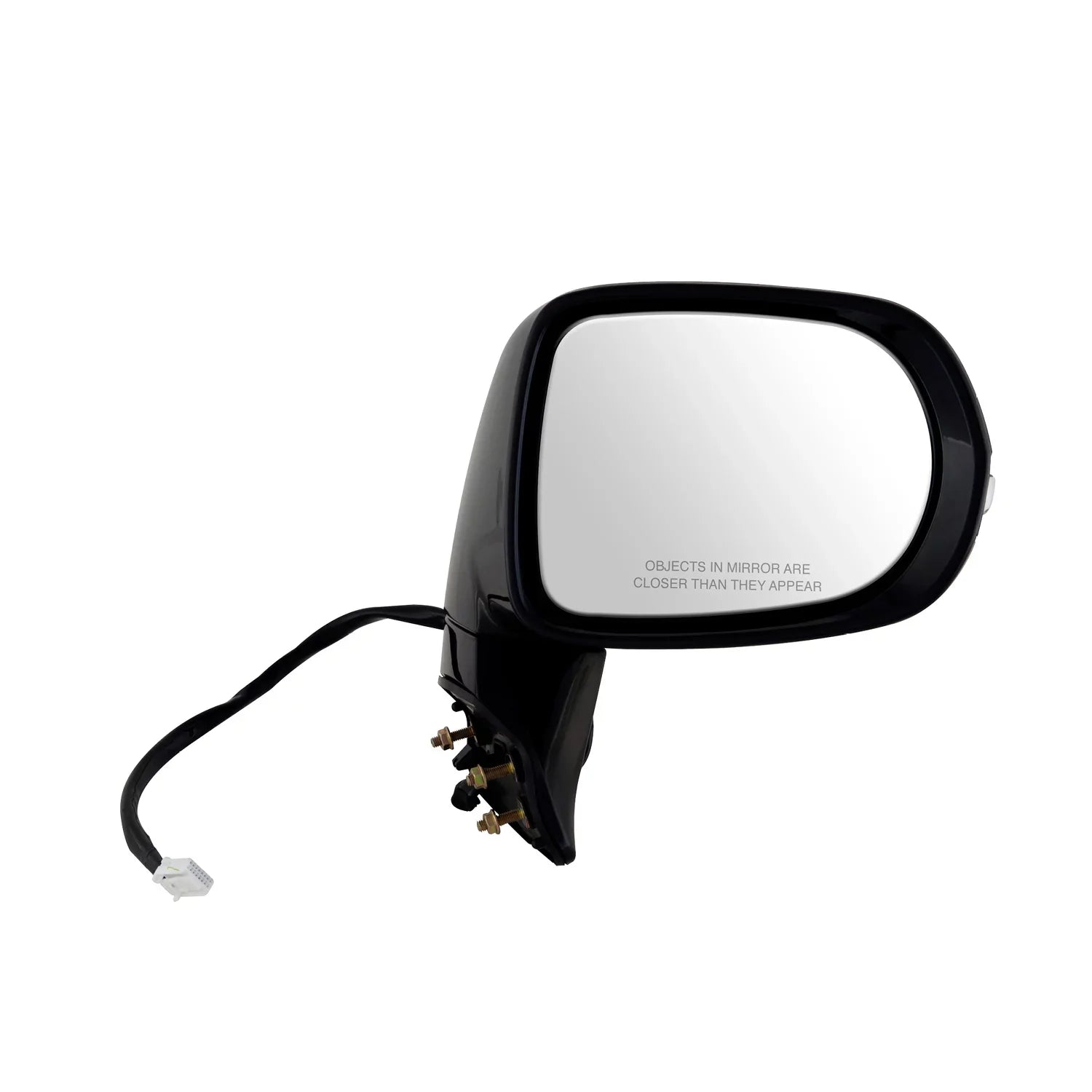 70157T - Fit System Passenger Side Mirror for 10-12, Lexus , RX450h, Canada Built, black, , w/ turn signal, memory, puddle lamp, foldaway, w/o auto dimming, w/o camera, Heated Power