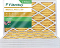 Filterbuy 14x25x1  11 Pleated   Furnace Air Filters (6-Pack)